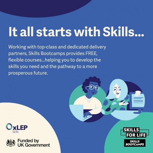 Further key delivery partners announced as part of OxLEP’s Skills Bootcamps programme